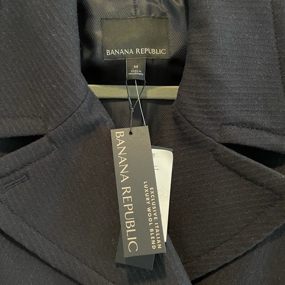 NWT Banana Republic Italian Luxury Wool Blend Coat - Picture 9 of 12